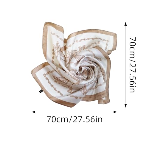 Square Hair Scarf for Women Head Wrap Lightweight Accessory for Sleep Travel Daily Outfit Styling2