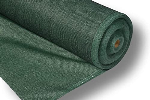 Red de sombreado AGRIplus Pro, 150 g/m², 72 % valor de sombra, resistente a los rayos UV de 3 a 5 años, alta resistencia al desgarro, verde (1,00 m x 12,00 m) Cover