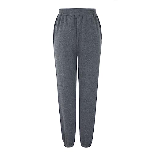 Womens Wide Leg Sweatpants Cozy Baggy Casual Jogger Pants Lounge Elastic High Waisted Yoga Trousers with Pockets3