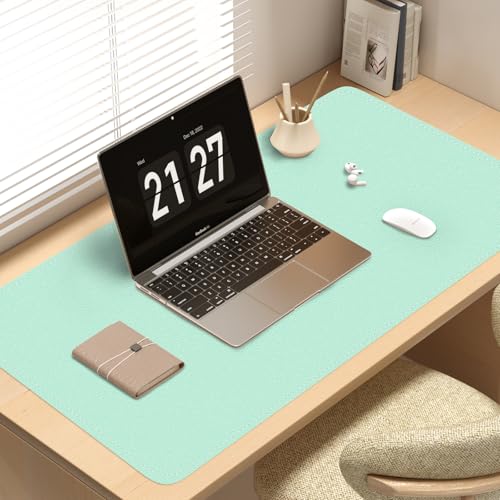 Sous-main de bureau en cuir PU grand tapis protecteur de table élégant - 6