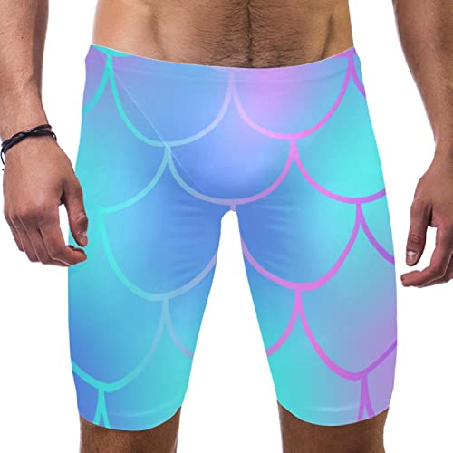 Jammers de resistencia largo para carreras de natación y entrenamiento de hombre