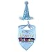 Sombrero de Cumpleaños Para Perros,Triángulo de Pañuelo de Cumpleaños para Perros,Set de...