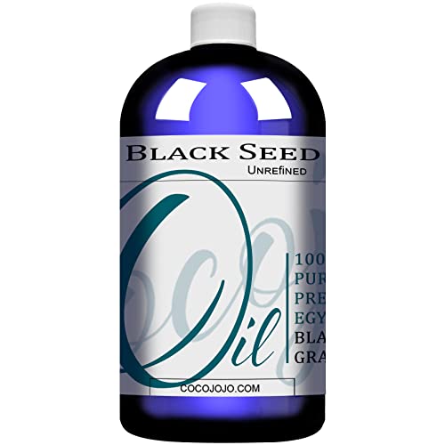 Egyptian Black Seed Oil - Bulk 32 Oz - 100% Pure, Natural, Black Cumin Seed Oil, Unrefined, Kalonji, Cold Pressed, Extra Virgin, Blessed Seed, Vegan, Non Gmo - Premium Grade A For Hair Skin Body Nails #TOP1