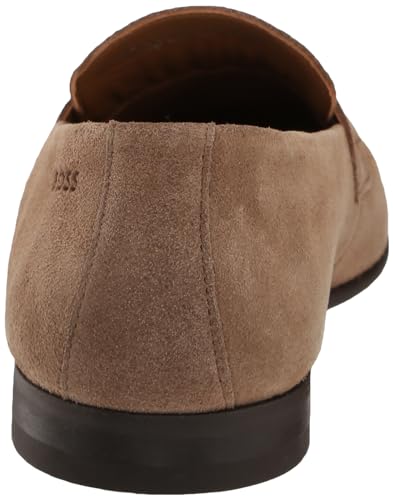 BOSS Men's Smooth Suede Slip on Loafers3