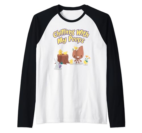 Groot Raglan Baseball Tee Les Gardiens de la Galaxie pour fan