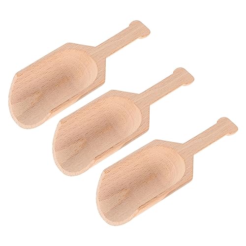 Mobestech 3pcs Bath Salt Spoons Multi-function Household Scoop for Spices and Bath Salts Ergonomic Design for Comfortable Use and Easy Storage