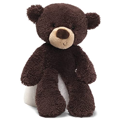 GUND Fuzzy Teddy Bear Stuffed Animal Plush, Chocolate Brown, 13.5 