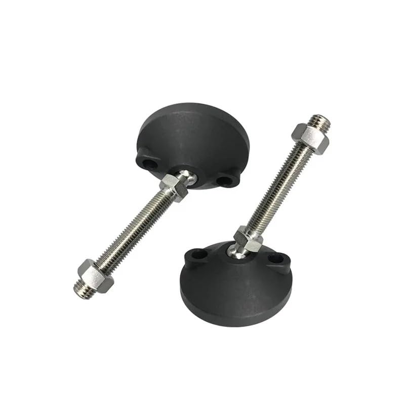 D80xM14x150mm M16x150mm M16x100mm M20x150mm Aluminum Profile hoof Joint Support Foot Cup Machine Screw Nylon Fixed Foot Cup CNC(M10x80)