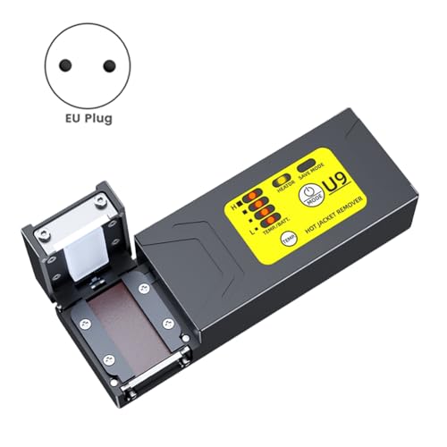 Pelador térmico de fibra U9 con batería de litio para cables de cinta 8