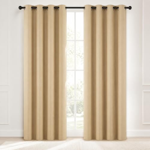 Deconovo Total Blackout Curtains 74-inch
