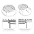 5 Piece Replacement Kit for Big Green Egg Large, Rack for Eggspander 5 Piece Kit Conveggtor Basket 304 Stainless Steel Grill Stack Rack with Removable Cooking System Expander Rack