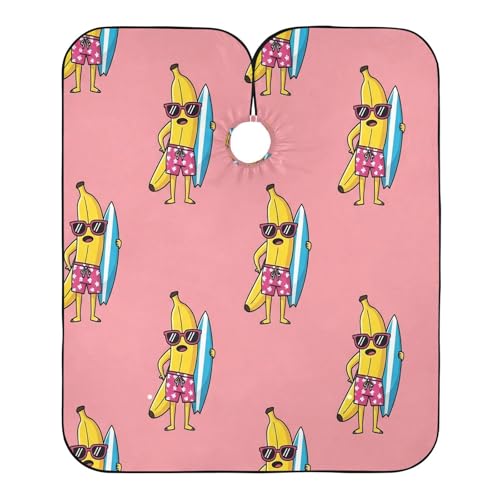 Capa de Barbero Impermeable Kigai Cool Banana para Hombre miniatura 2