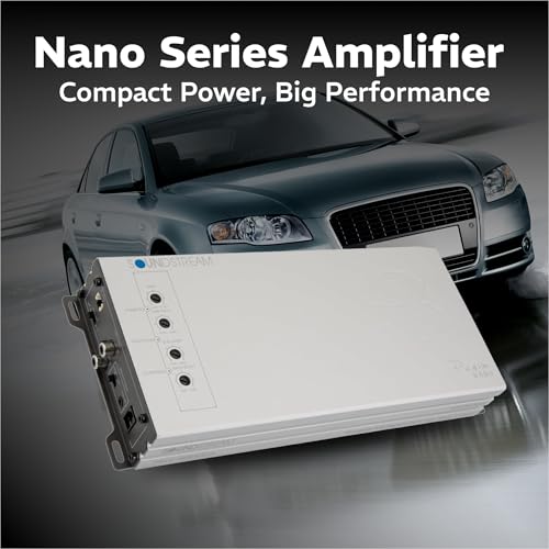 Image of SOUNDSTREAM Picasso Nano PN1.4000DX Monoblock Class D Car Stereo Amplifier - 1 Channel 4000W Compact Digital Amp with Wired Bass Control & High-Level Inputs for Subwoofers & Speakers (Renewed)