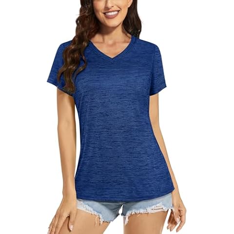 TACVASEN Women's Quick Dry Sports Top Cover