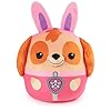 Paw patrol easter bunny skye squish plush official toy from the hit cartoon special edition squishy stuffed animal for ages 1 and up 12  urban country home decor