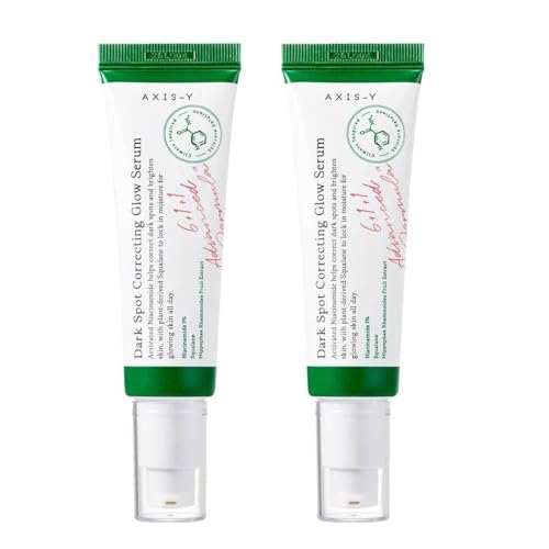 Axis-Y AXIS_Y Dark Spot Correcting Glow Serum 50ml / 1.69 fl. oz | Korean Skincare |Brightening Serum Dark Spot Treatment Hyperpigmentation Treatment (Pack of 2)