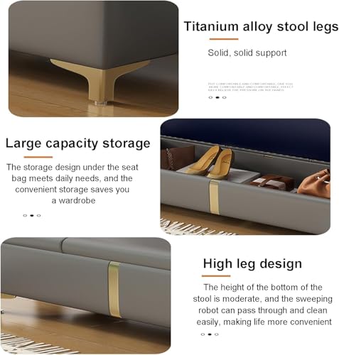 Banc ottoman de rangement pour optimiser les petits salons urbains
