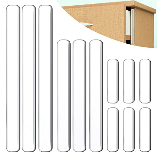 Shappy 44 Pcs Cabinet Door Bumpers Glass Table Top Anti Slip Pads Car Edge Guards Self Adhesive Protector Clear Rubber Silicone Bumper Strips For Doors, Drawers, Chairs #TOP30