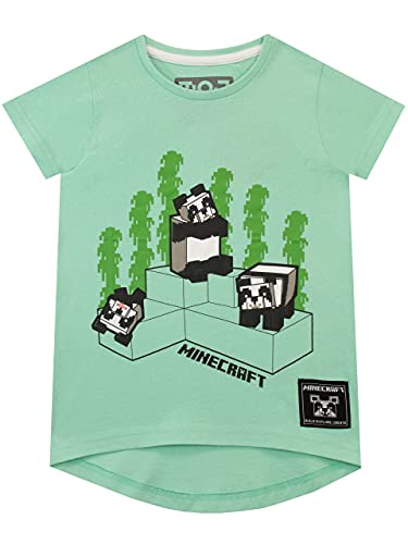 Image of Minecraft Girls Panda T-Shirt