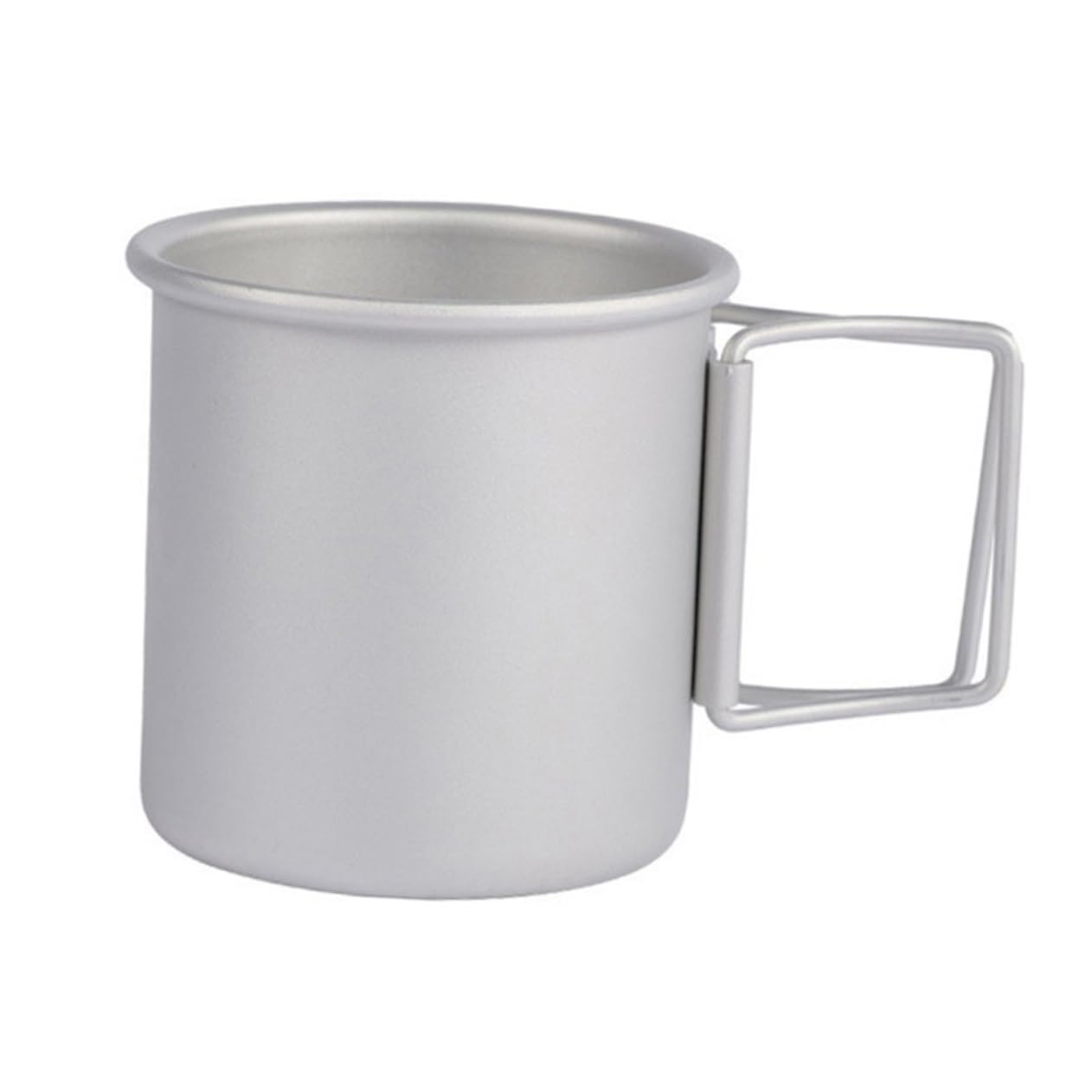 Toyvian 1Pc Aluminium Alloy Cup Portable Water Mug for Outdoor Camping Lightweight and Compact for Beverages Durable and Design Convenient Grip Handle