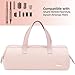 NISHEL Hair Tools Travel Carrying Bag, Portable Hair Air Wrap Dryer Case, Hair Dryer/Curling Iron/Airstraight Attachment Organizer, Pink