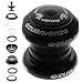 Venzo 1-1/8" Threadless Mountain Bike MTB Headset Sealed Bearings Black