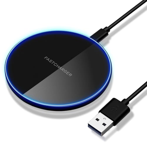Chargeur sans Fil Rapide 20W à Induction avec Station de Charge Compatible avec Tous Les Appareils Mobiles, Smartphones, Écouteurs sans Fil, et Accessoires