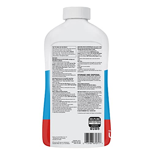 Hth 67071 Swimming Pool Care Filter Cleaner - Removes Dirt, Oil, And Grease Buildup For Crystal Clear Water #TOP1