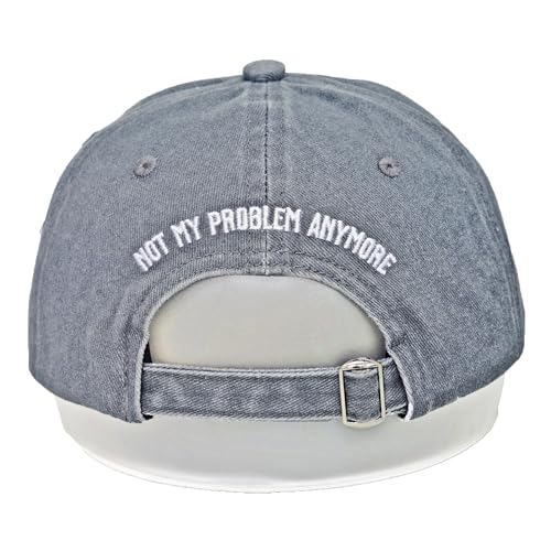 Image of Officially Retired Hat for Men Women Ritirement Gift, Embroidered Not My Problem Anymore Baseball Cap