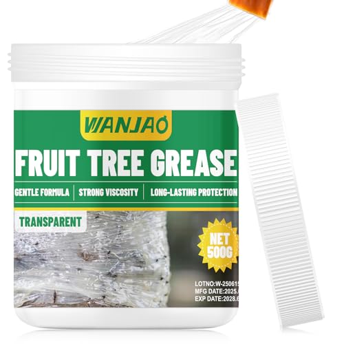 WANJAO 500g Fruit Tree Grease, Tangle Trap Sticky Coating Strong Viscosity Effective Monitoring Glue Trap Outdoor Adhesive Trap to Protect Trees Fruit Plants for Family Outdoor Agriculture