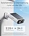 Baseus Security S1 Lite 2-Cam Überwachungskamera Aussen Solar Akku WLAN, IP67 Wetterfest, Kamera Überwachung Kabellos Außen 2K 135°, Farbnachtvision, Keine Gebühren, Kompatibel mit Alexa & Google