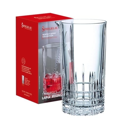 Spiegelau Rührglas Cocktail 750 ml, Perfect Serve, 4500153, Mixing Glass aus Kristallglas, spülmaschinenfest