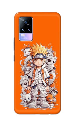 Image of PRINTFIDAA Printed Hard Back Cover Case for Vivo Y73 | Vivo V21e 4G Back Cover (Famous Anime Cartoon Character) -112