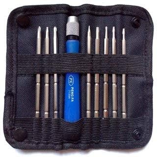 BUZZSAW 7339A - 8 in-1 Micro Precision Tool - Screwdriver for Repairing Mobiles and laptops with Screwheads