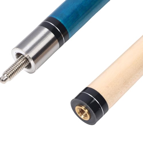 Taco de billar 2 piezas de madera de arce con punta 13 mm miniatura 7