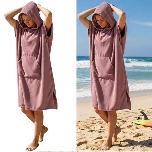 Cape de bain en microfibre : l'astuce pour se changer à l'abri des regards indiscrets - 2