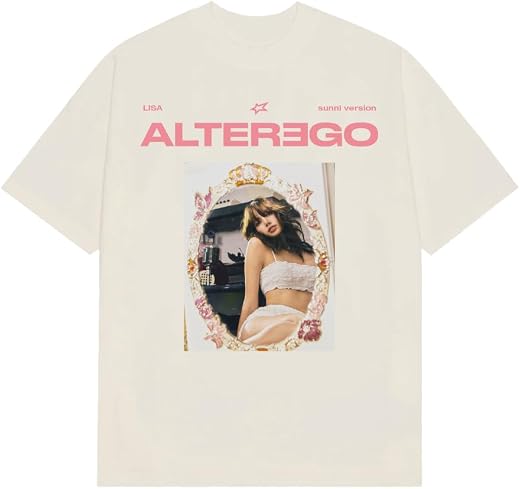 Alter Ego Official Merch Album T-Shirt, Off-White, Large