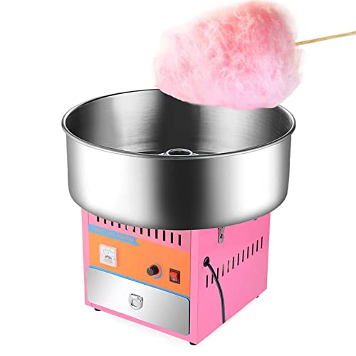 46cm elektrische Zuckerwattemaschine Marshmallow-Maschine Kommerzielle Zuckerwattemaschine 1000W, geeignet für Kinder…