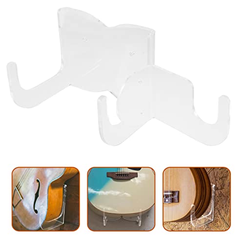MILISTEN Baixo 1 de cabide de parede de guitarra de parede de acrílico Holder para Bass ukulele Musi