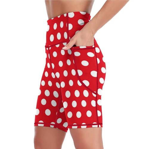 Women's 7" High Waist Biker Shorts with Pockets for Gym Workout Yoga Running Athletic4