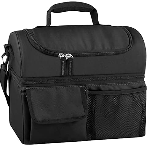 THERMOS Lunch Lugger Cooler with Dual Compartments Cover