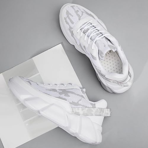 Image of Mens Slip On Walking Shoes Non Slip Running Shoes Lightweight Breathable Tennis Sneakers Fashion Casual Gym Trainers