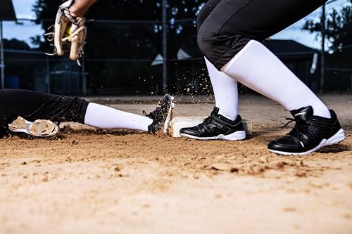 Chuteira feminina Diamond Softball, Branco/branco, 9 US