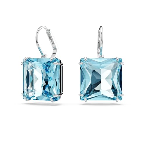 Image of Swarovski Millenia Crystal Jewelry Earring Collection, Blue Crystals, Pink Crystals, Yellow Crystals, Clear Crystals, Rhodium Finish