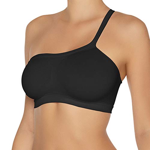 Kit 3 Tops Bandinis, Hanes, Feminino, Preto, M