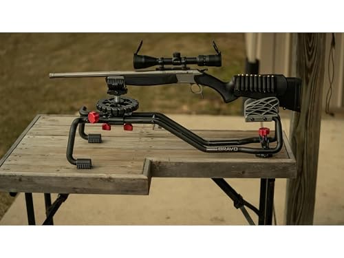 Birchwood Casey Bravo Comfortable Durable Adjustable Rifle Shooting Rest with Rigid Steel Frame & Non-Slip Rubber Stock Rest - image 2
