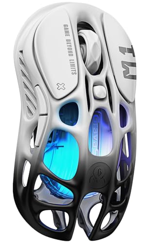 GravaStar Mercury M1 Pro Gaming-Maus kabellos, 26.000 DPI, 4K Polling Rate, PAW3395 Sensor,...