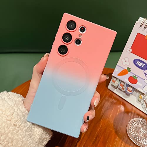 Coque Galaxy S23 Plus en silicone dégradé rose pour sublimer votre quotidien