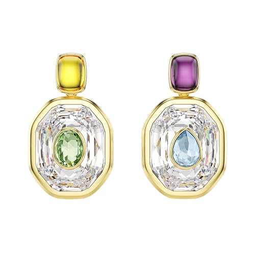 Swarovski boucles d'oreilles créoles cristal 89205780 bijou tendance en métal argenté