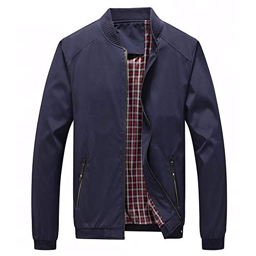 Image of sandbank Men's Casual Lightweight Flight Jacket Softshell Zipper Windbreaker Bomber Jacket